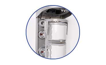 Removable PCB Assembly The detector asssembly may be removed the backplate for easy installation.