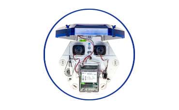 Hinged Front Cover with Quick Release